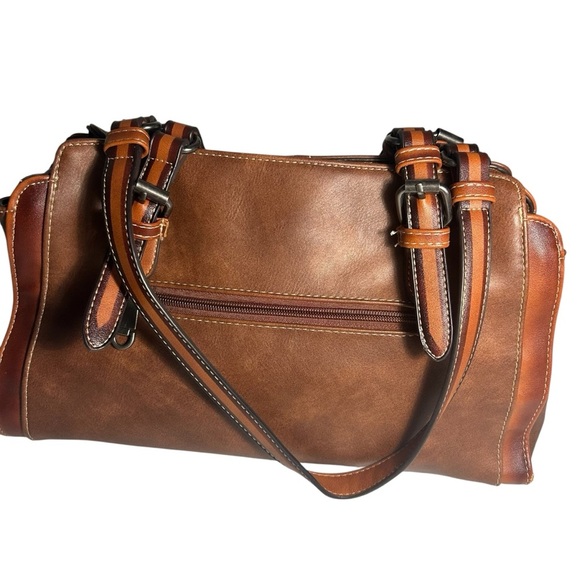 Hema Zhuofan Brown Vegan Leather Bag - Picture 3 of 14